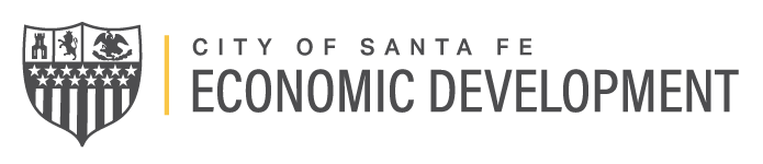 Logo for City Of Santa Fe Office of Economic Development.