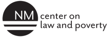 New Mexico Center on Law & Poverty black and white logo
