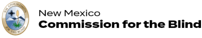 New Mexico Commission for the Blind logo and seal