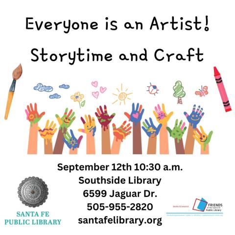 Everyone is an Artist Storytime and Craft