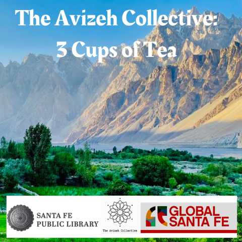 Image of a valley in Pakistan with the program name and logos.