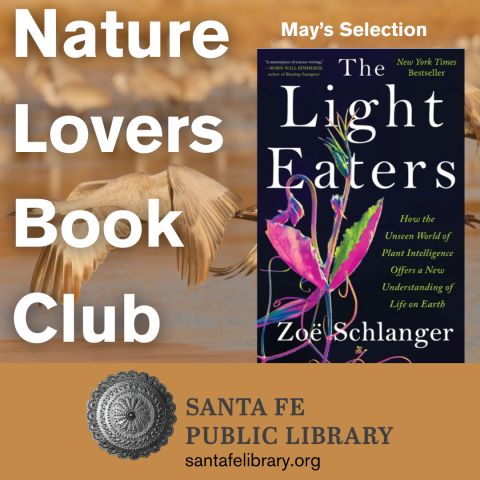 Book Cover and text Nature Lovers Book Club