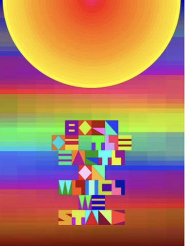 Image:  Born on the Earth on Which We Stand, 2024. Courtesy of Jeffrey Gibson Studio. Jeffrey Gibson: The Space in Which to Place Me.