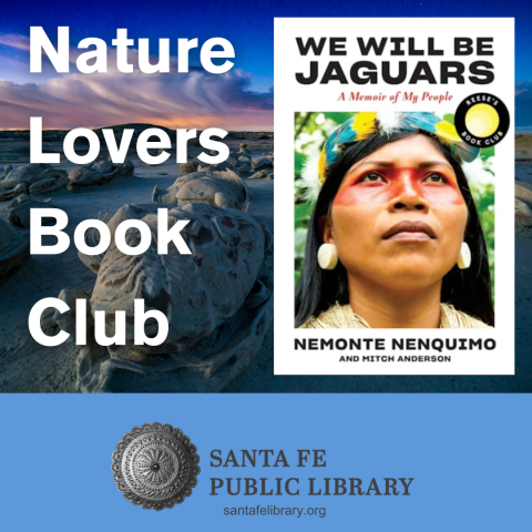 Book Cover appears alongside text "Nature Lovers Book Club"