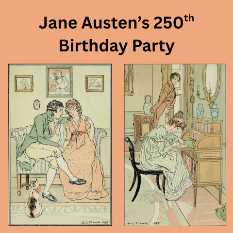Two illustrations from Jane Austen novels