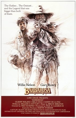 Movie poster for the Western film "Barbarosa"
