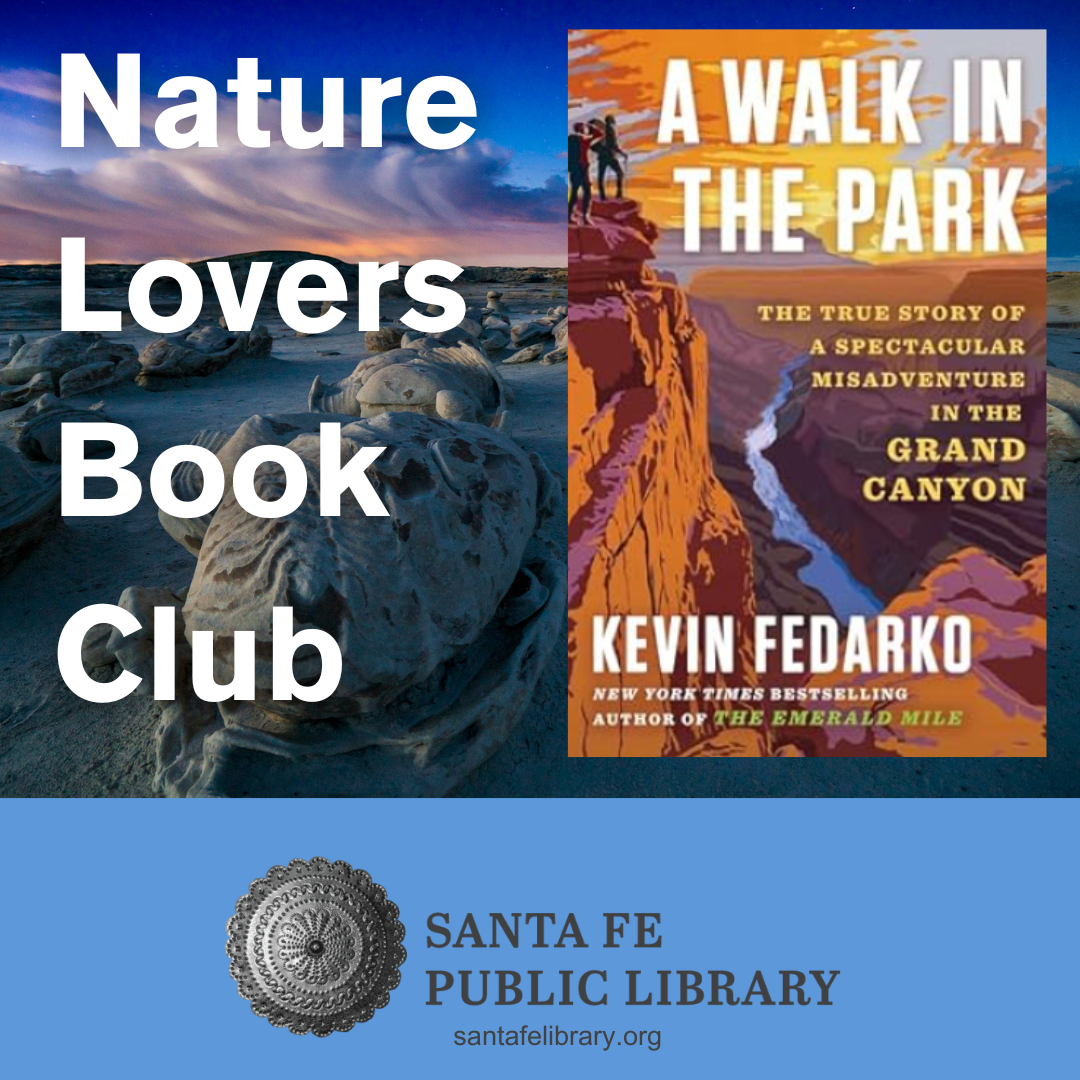 Book Cover appears alongside text "Nature Lovers Book Club"