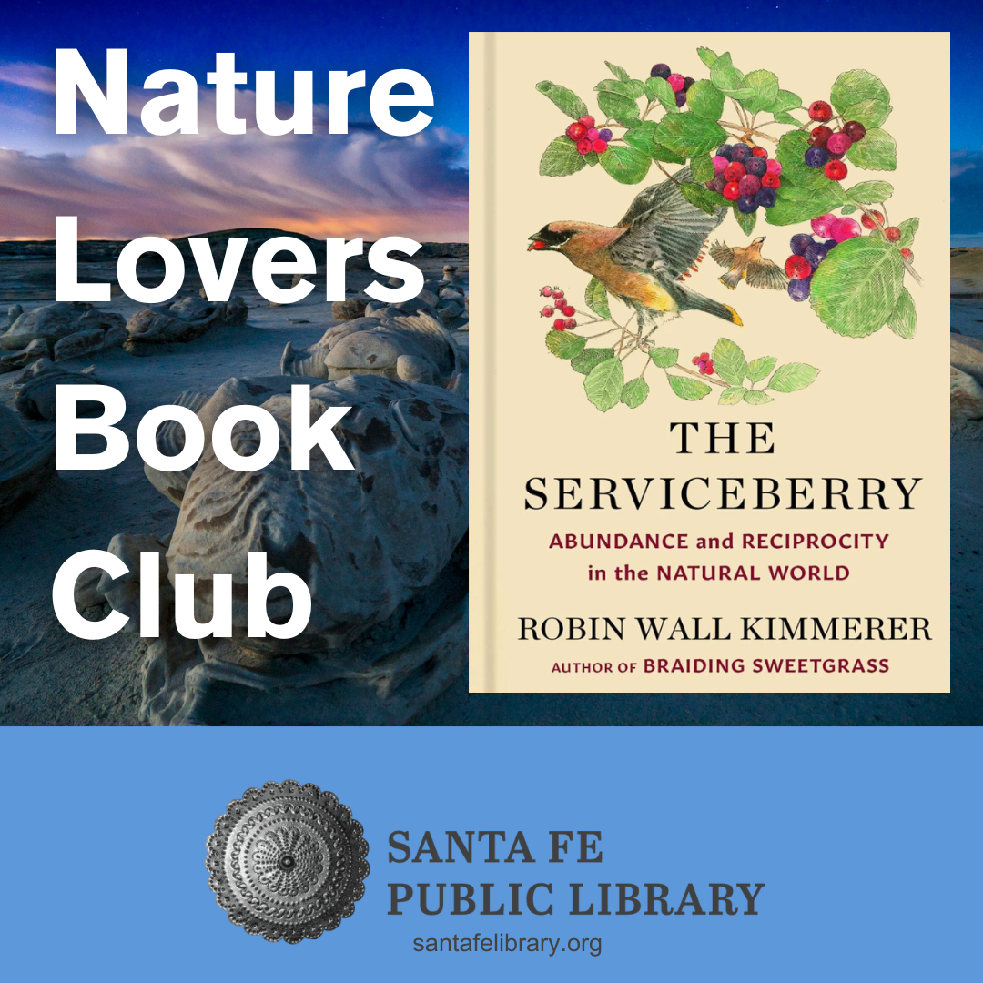 Book Cover appears alongside text "Nature Lovers Book Club"