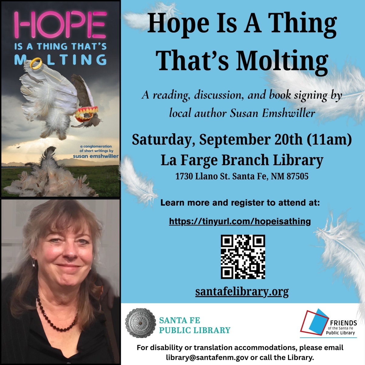Hope Is A Thing That's Molting promo