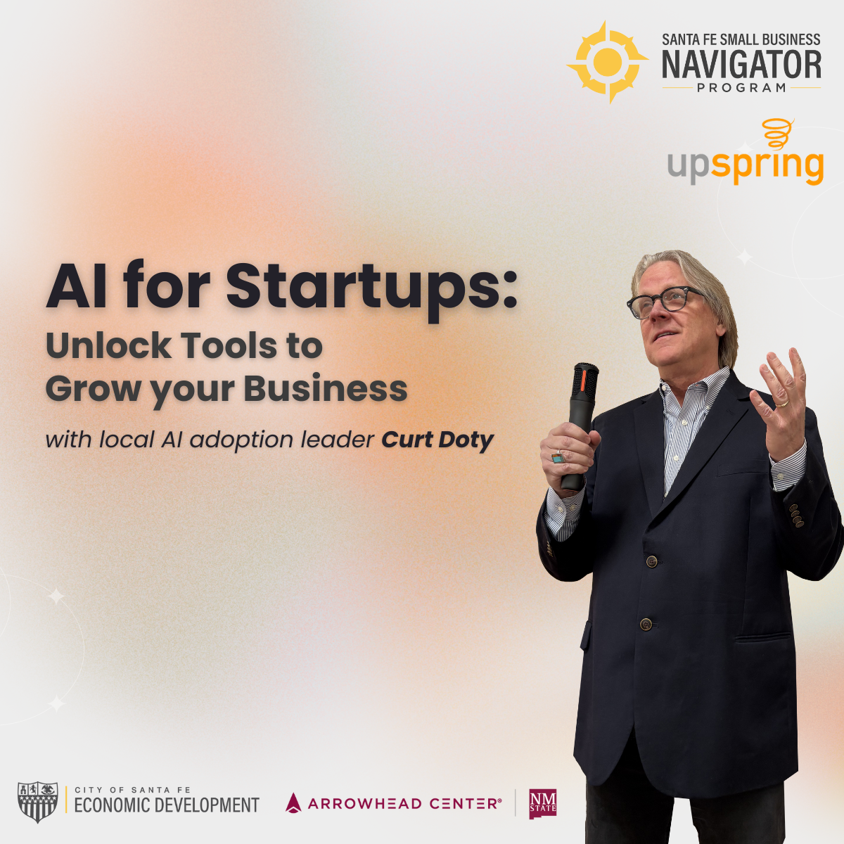 Picture of Curt Doty with program title